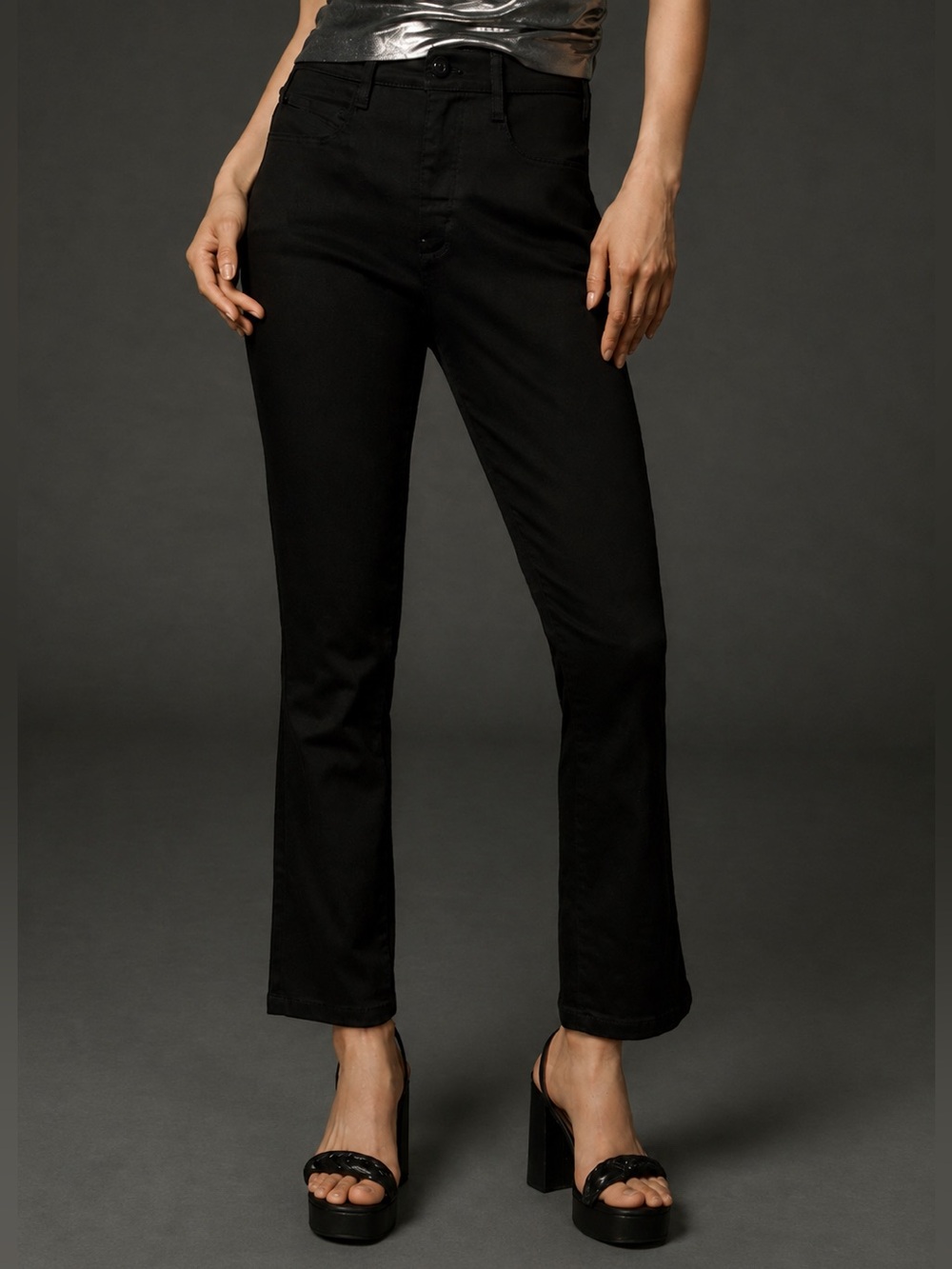 NWT Anthropologie Pilcro Knightsbridge Slim Tuck Pants Jeans 28